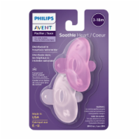 2-Pack Philips AVENT Soothie Heart Pacifier 3-18m