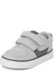 Children's Place - Toddler Boys Colorblock Low Top Sneakers - Grey talla 5