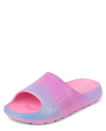 Children's Place - Sandalias - Rosa Glitter