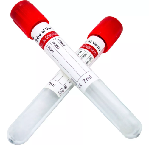 Tubo vacutainer rojo