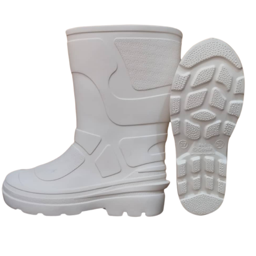 BOTAS GOMA LLUVIA 39-40 BLANCA