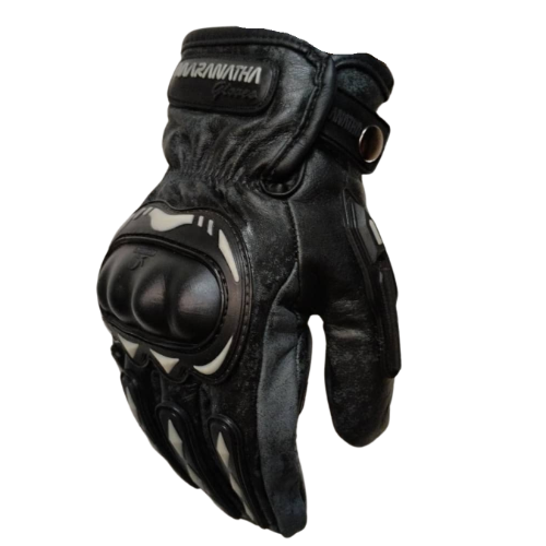 GUANTE CUERO NEGRO RASPADO XL L MARANATHA