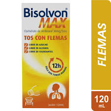 BISOLVON  MAX (CLORHIDRADE AMBROXOL) TOS CON FLEMA  ADULTOS JARABE X 120 ML