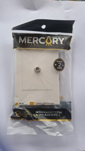 toma blanco coaxial mercury