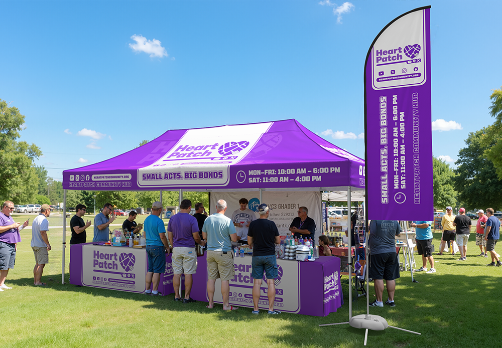 Highlight your event with a custom tent