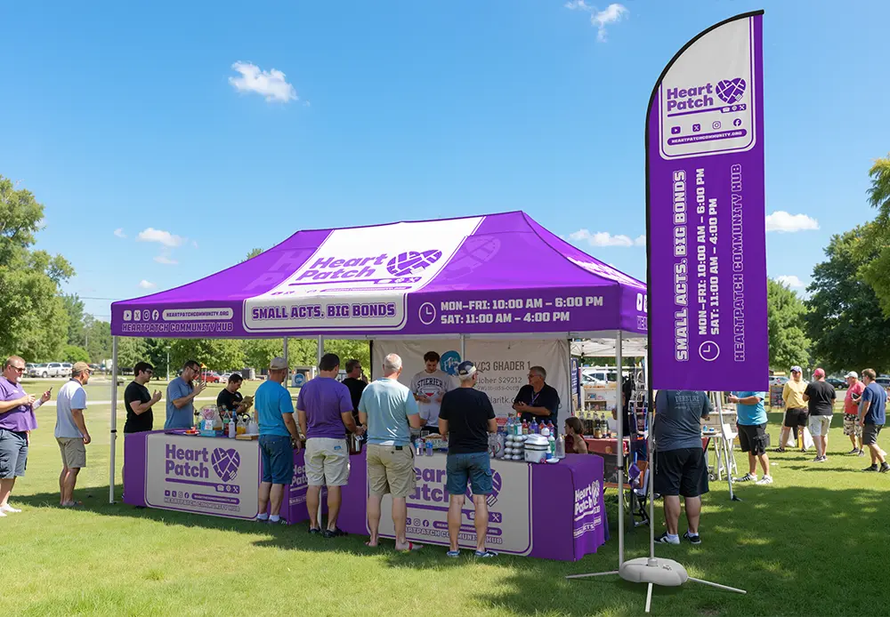 Highlight your event with a custom tent