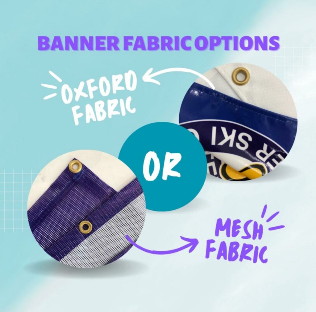 Choose high quality materials to design banners