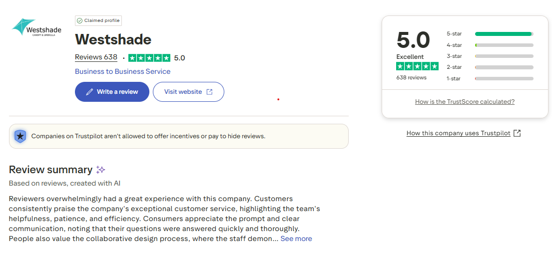 Comments on Trustpilot
