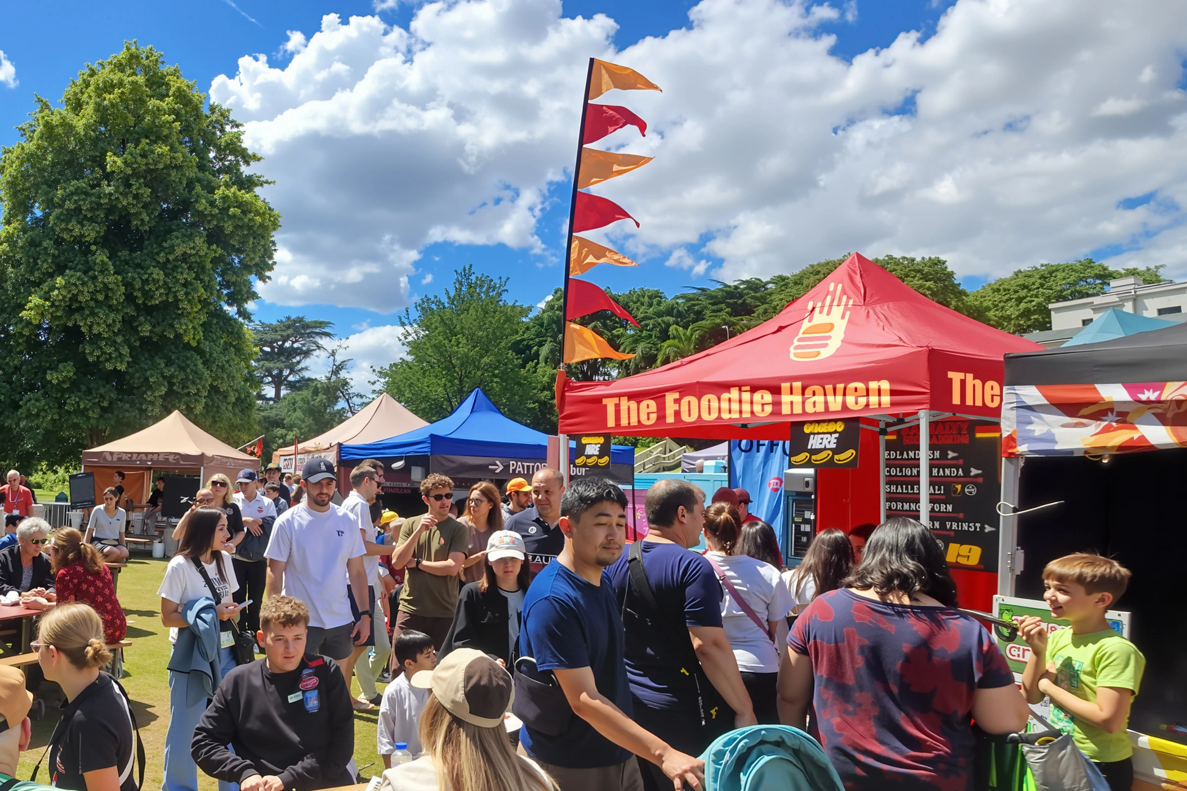 food vendor tent ideas