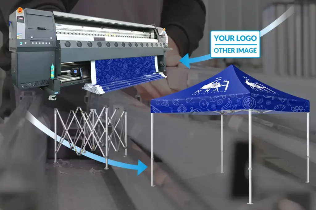 Print a Custom 10x10 Canopy Tent with Brand Logo