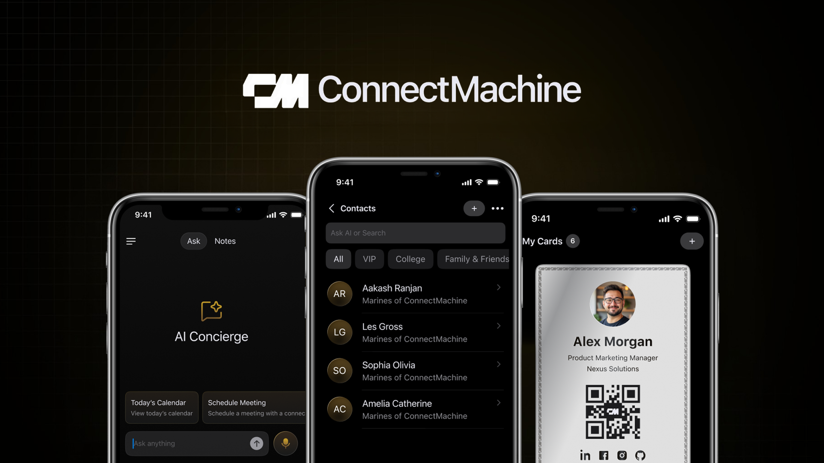 ConnectMachine Review — AI Contact Manager Dashboard