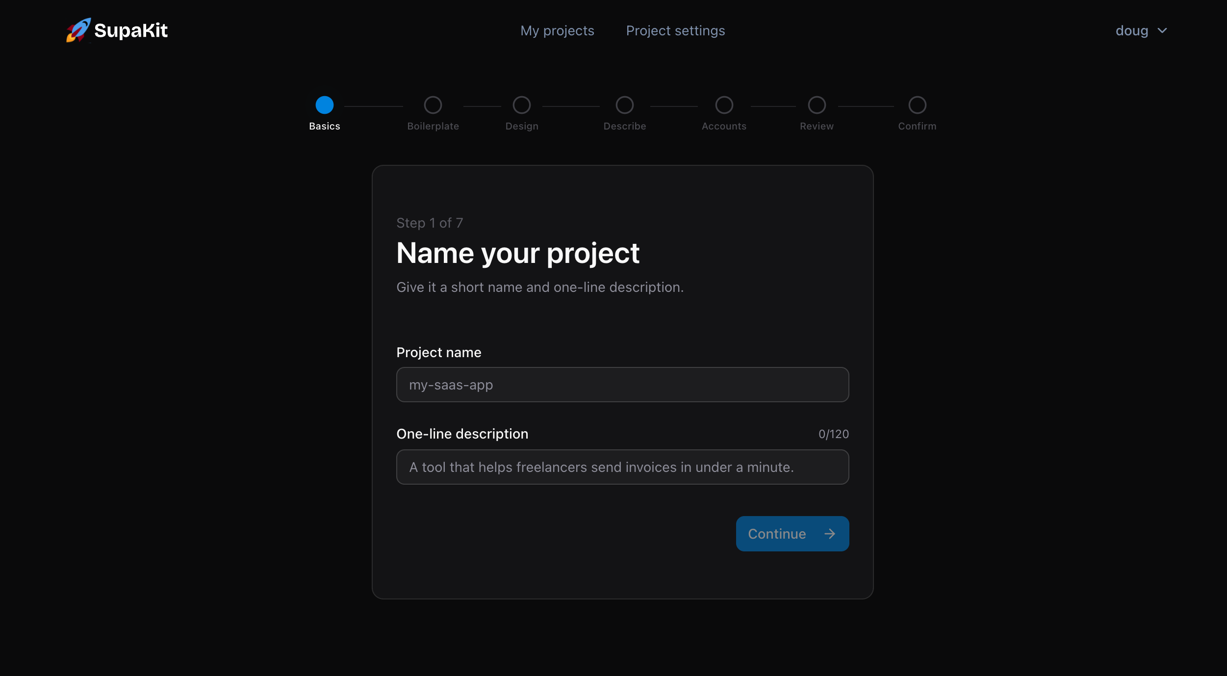 Start new projects superfast. thumbnail