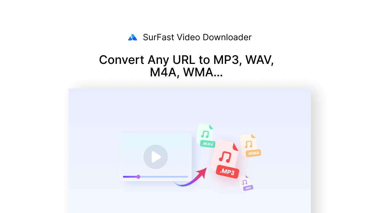 Convert to any audio format
