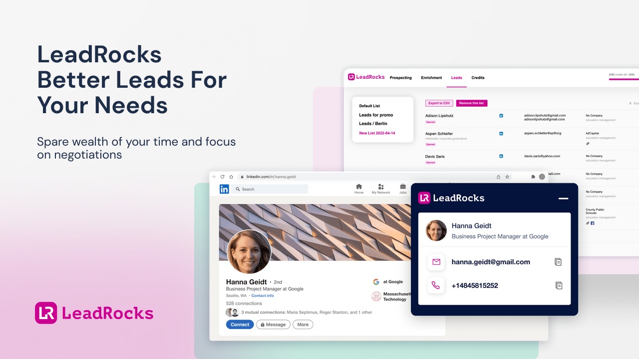 Access verified B2B data fast