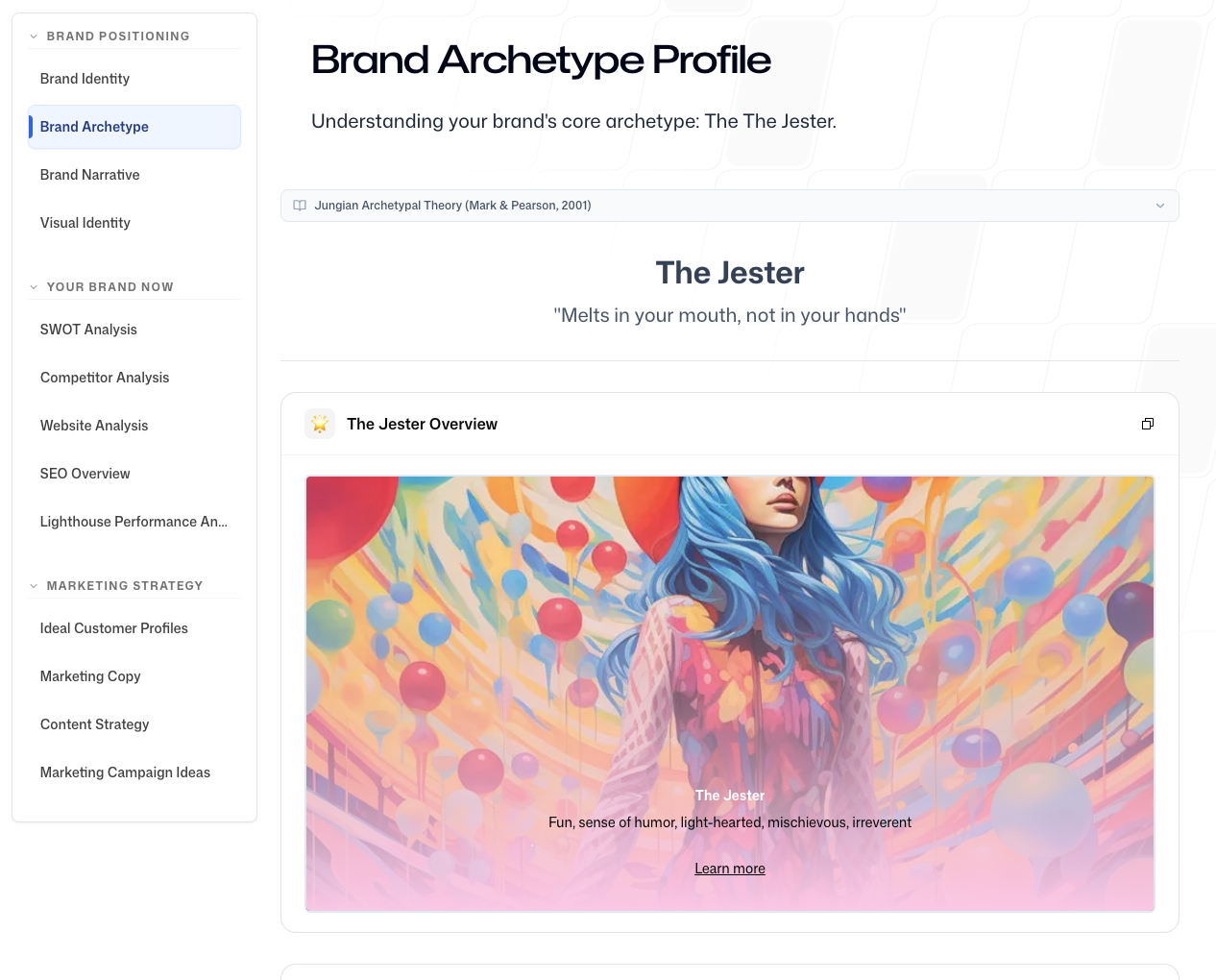 Brand positioning