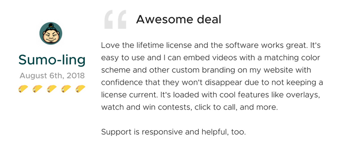 Lifetime Access to vooPlayer