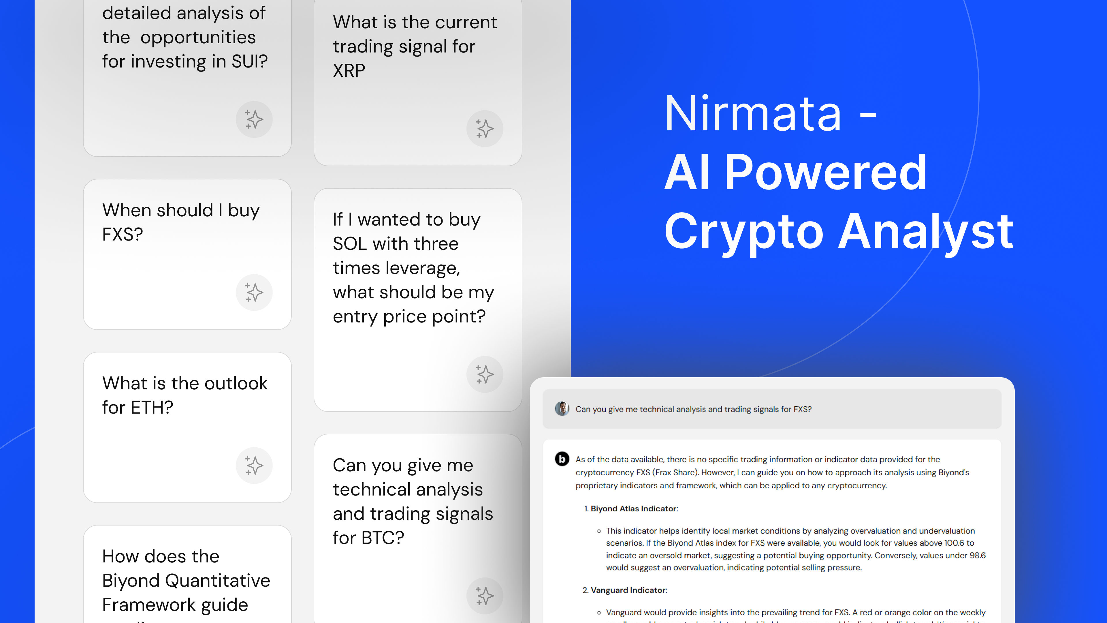 Meet Nirmata, your AI-powered crypto analyst