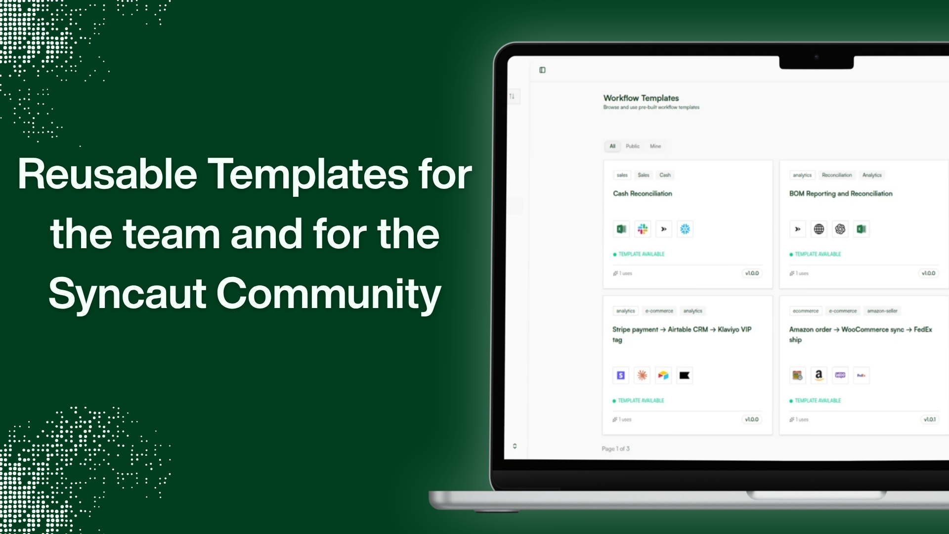 Workflow Builder for Synacut