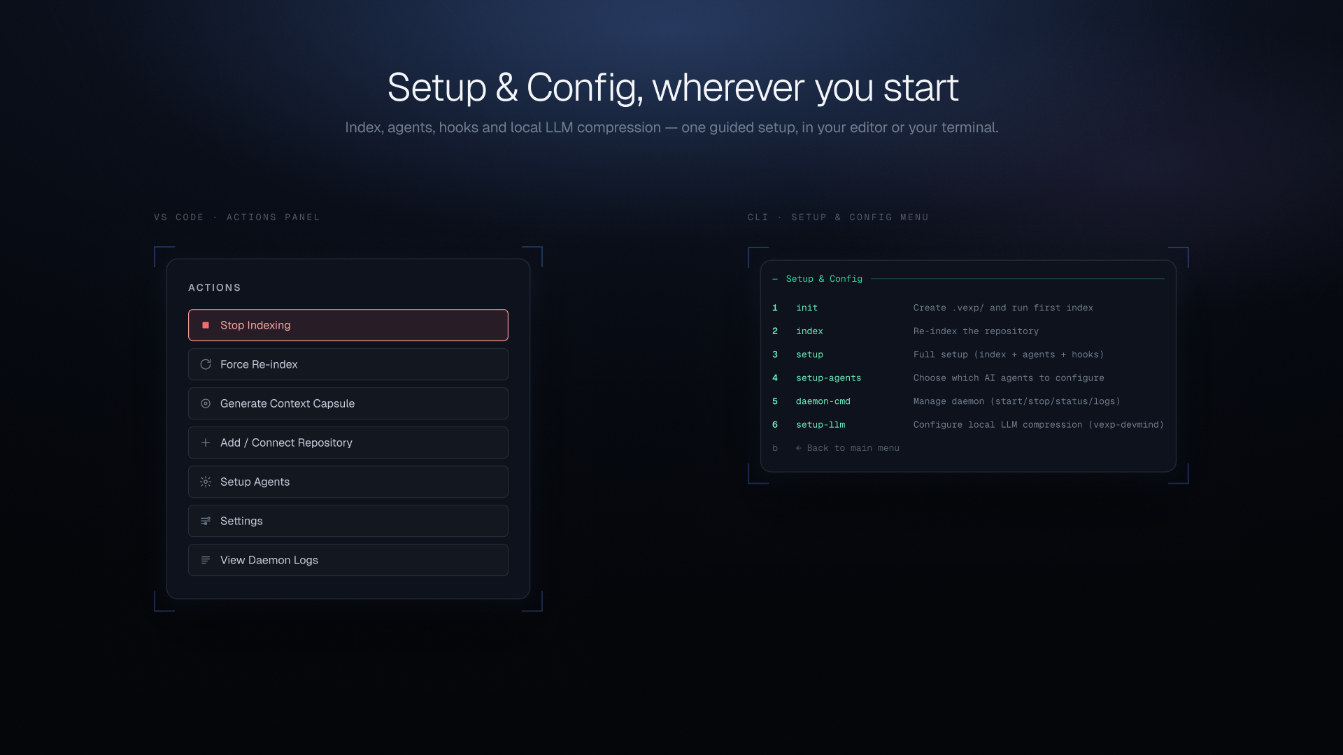 Setup and configuration