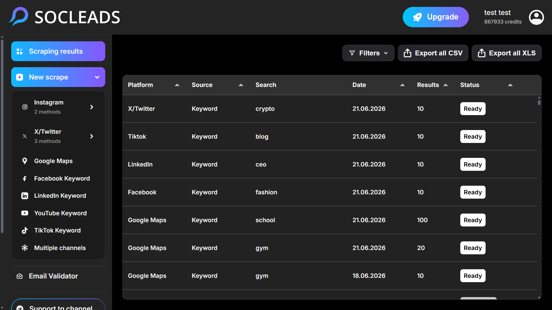 Multiple outreach campaigns