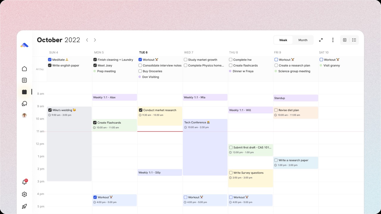 Stay in sync with your goals