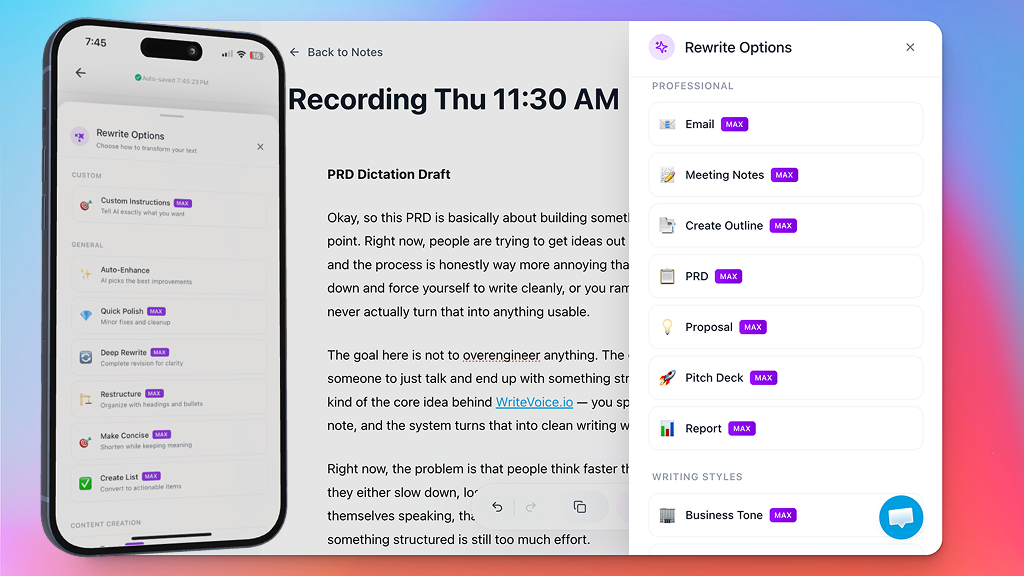 Rewrite options thumbnail