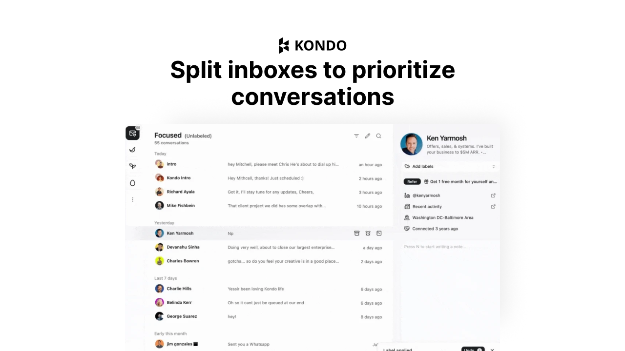 Split inboxes for your own sanity