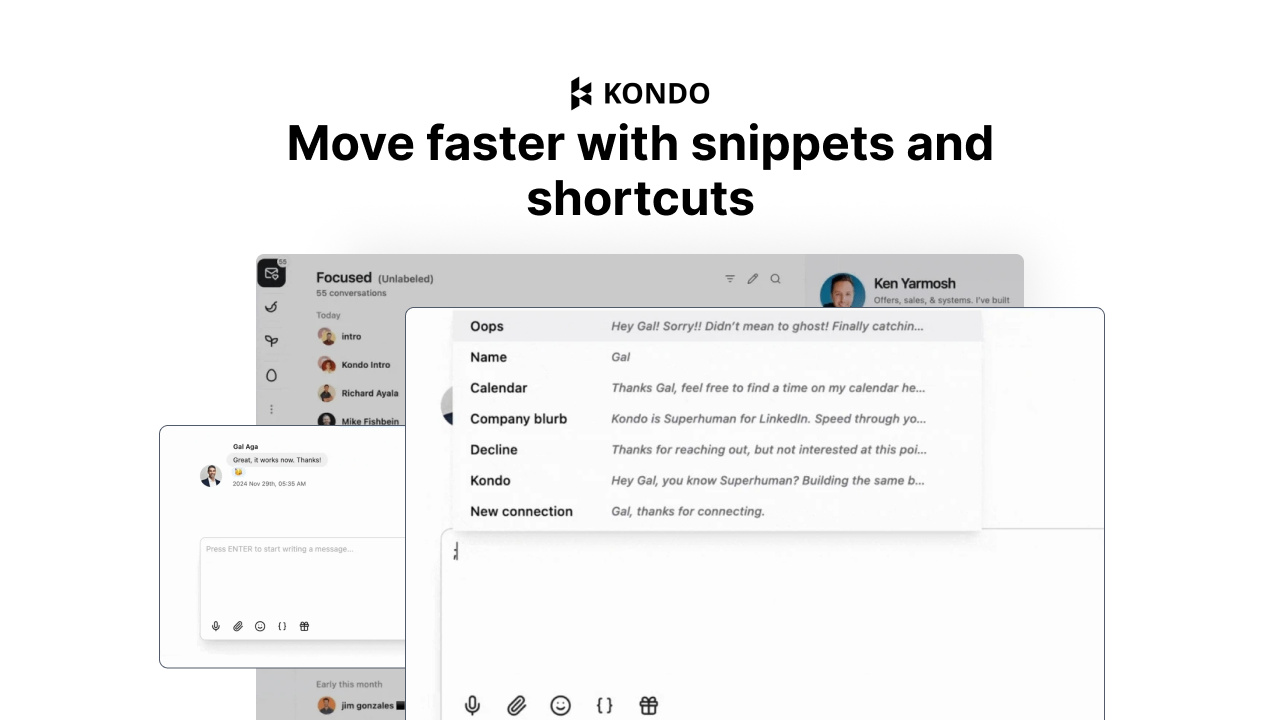 Respond lightning-fast thumbnail