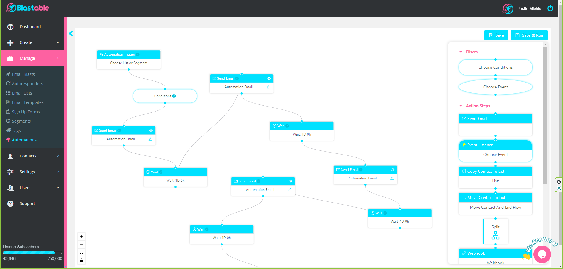 Auto-sync contacts across platforms