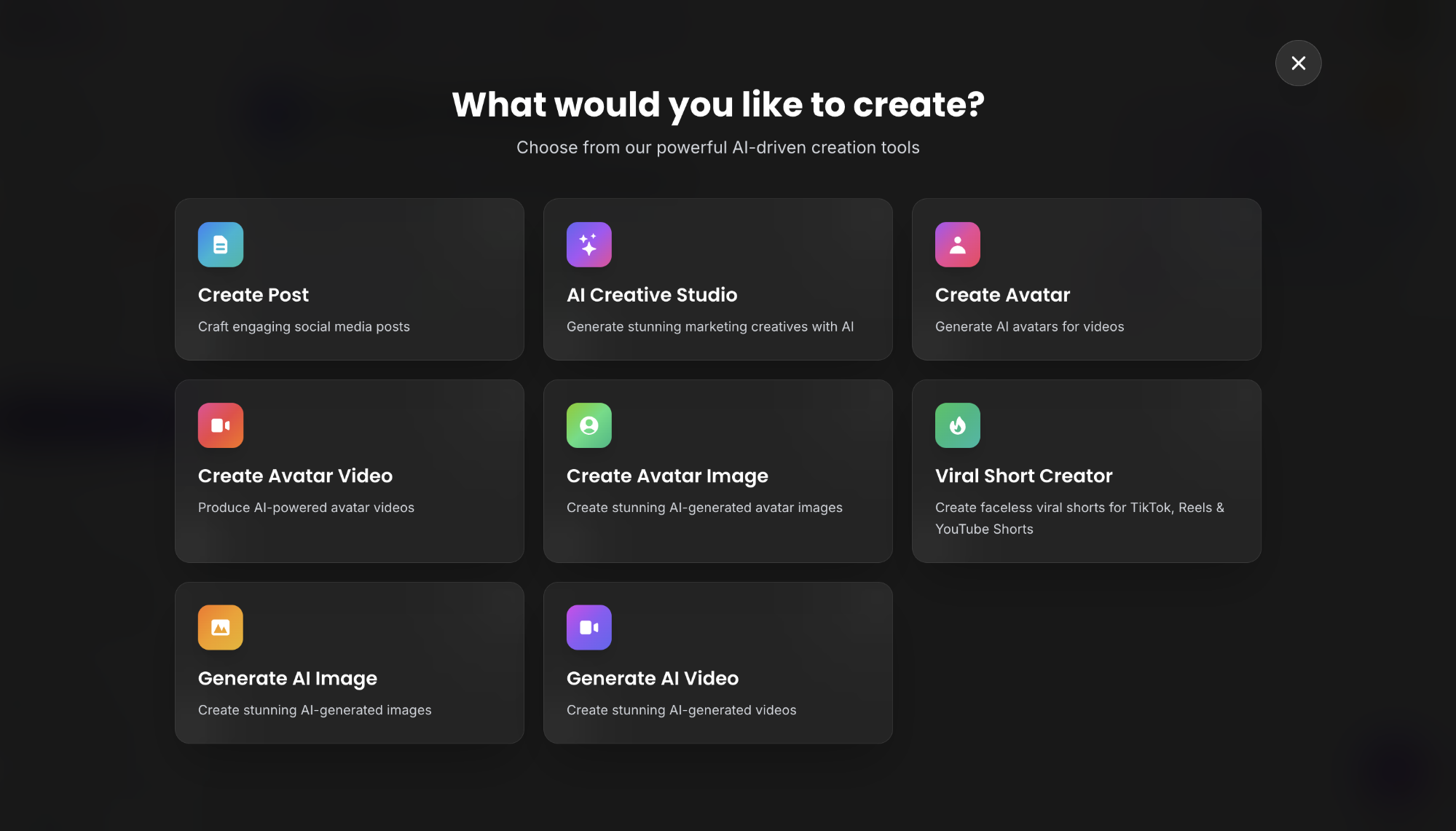 Creation tools overview thumbnail