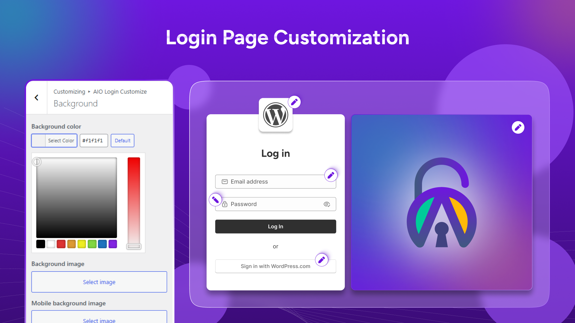 Login page customization thumbnail