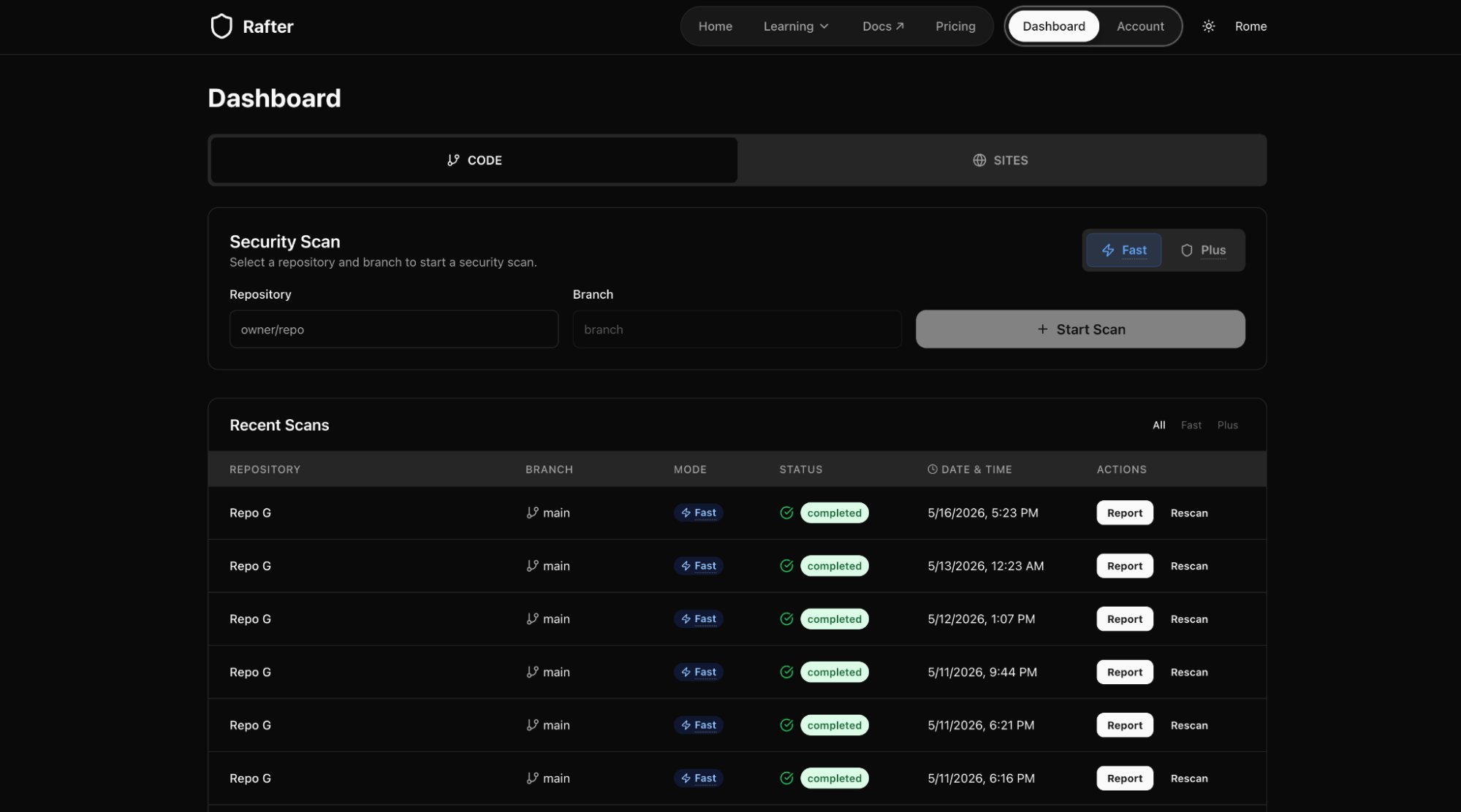 Dashboard