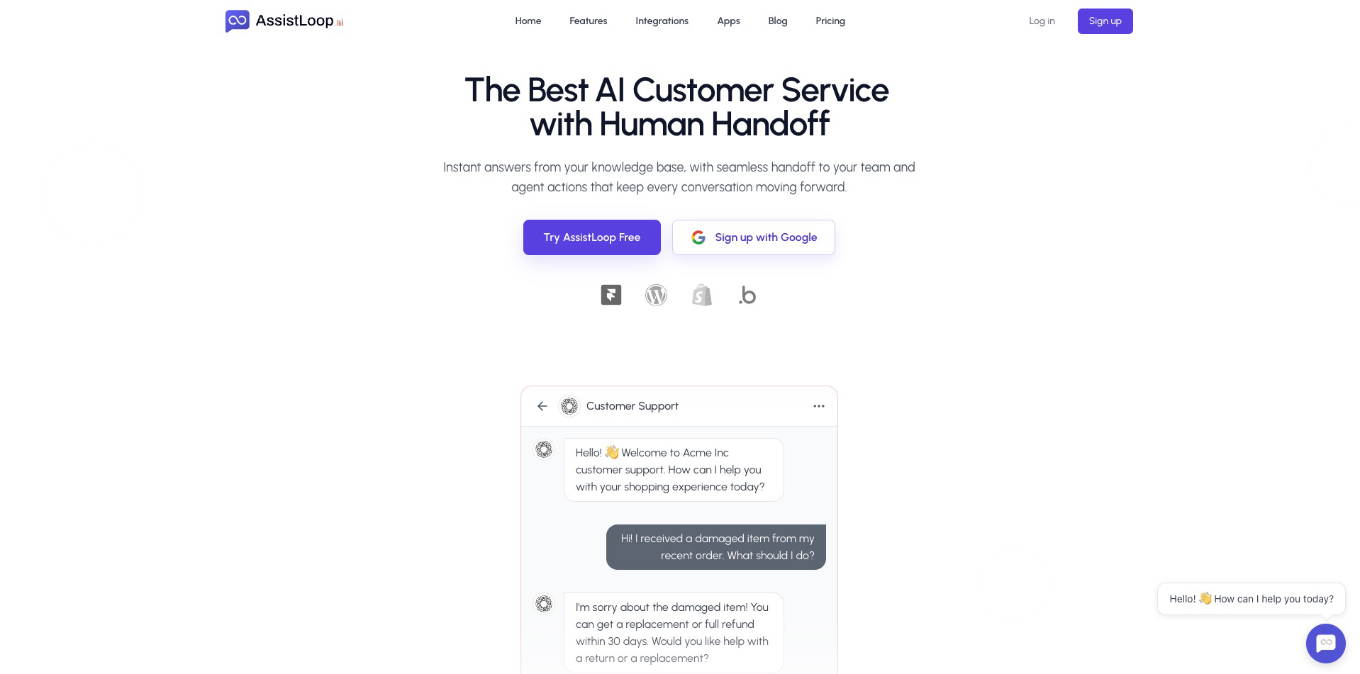 AI customer service thumbnail