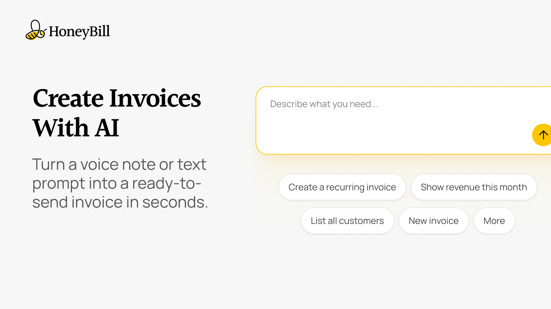 Invoice generation