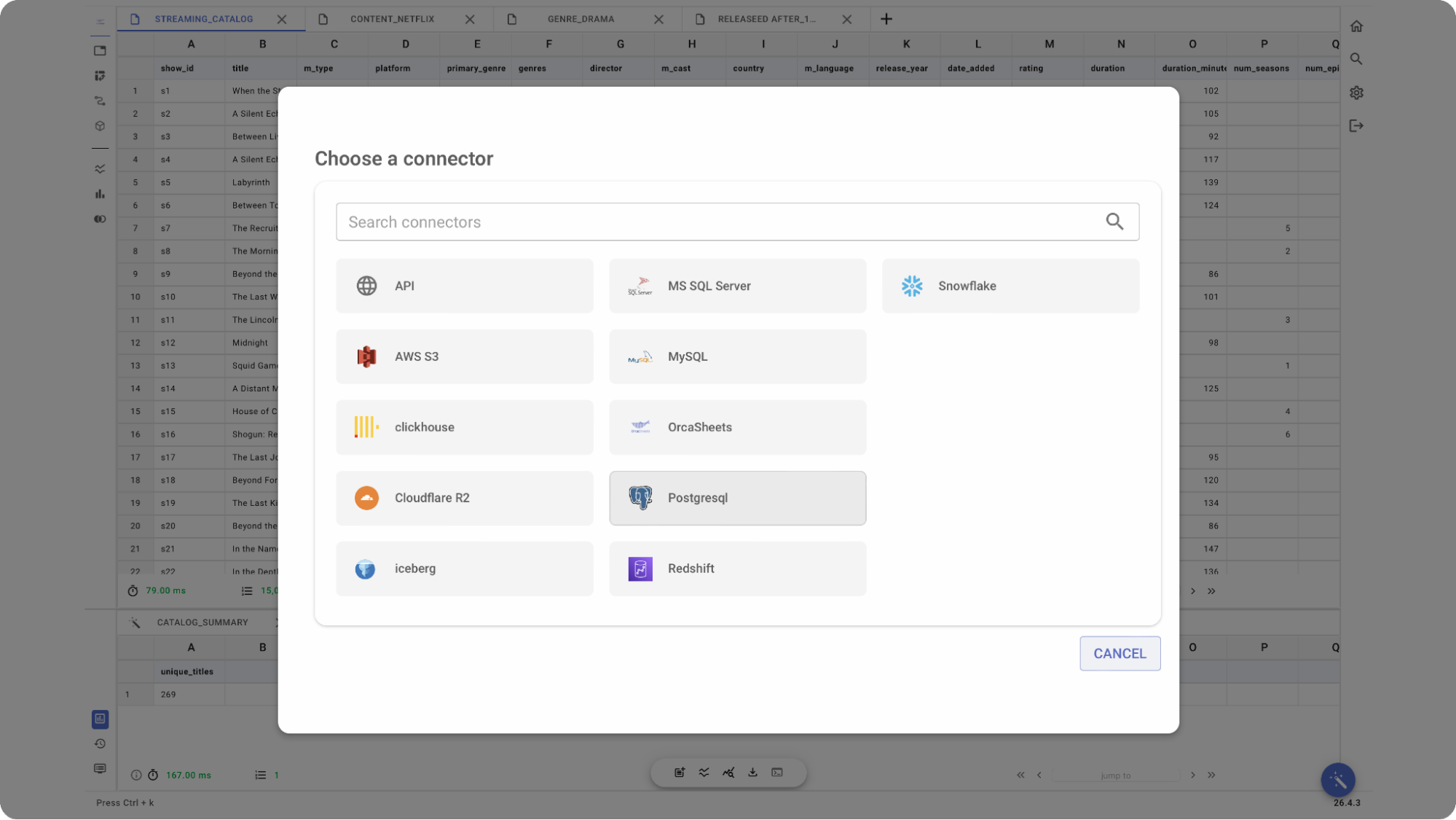 Natural language query interface