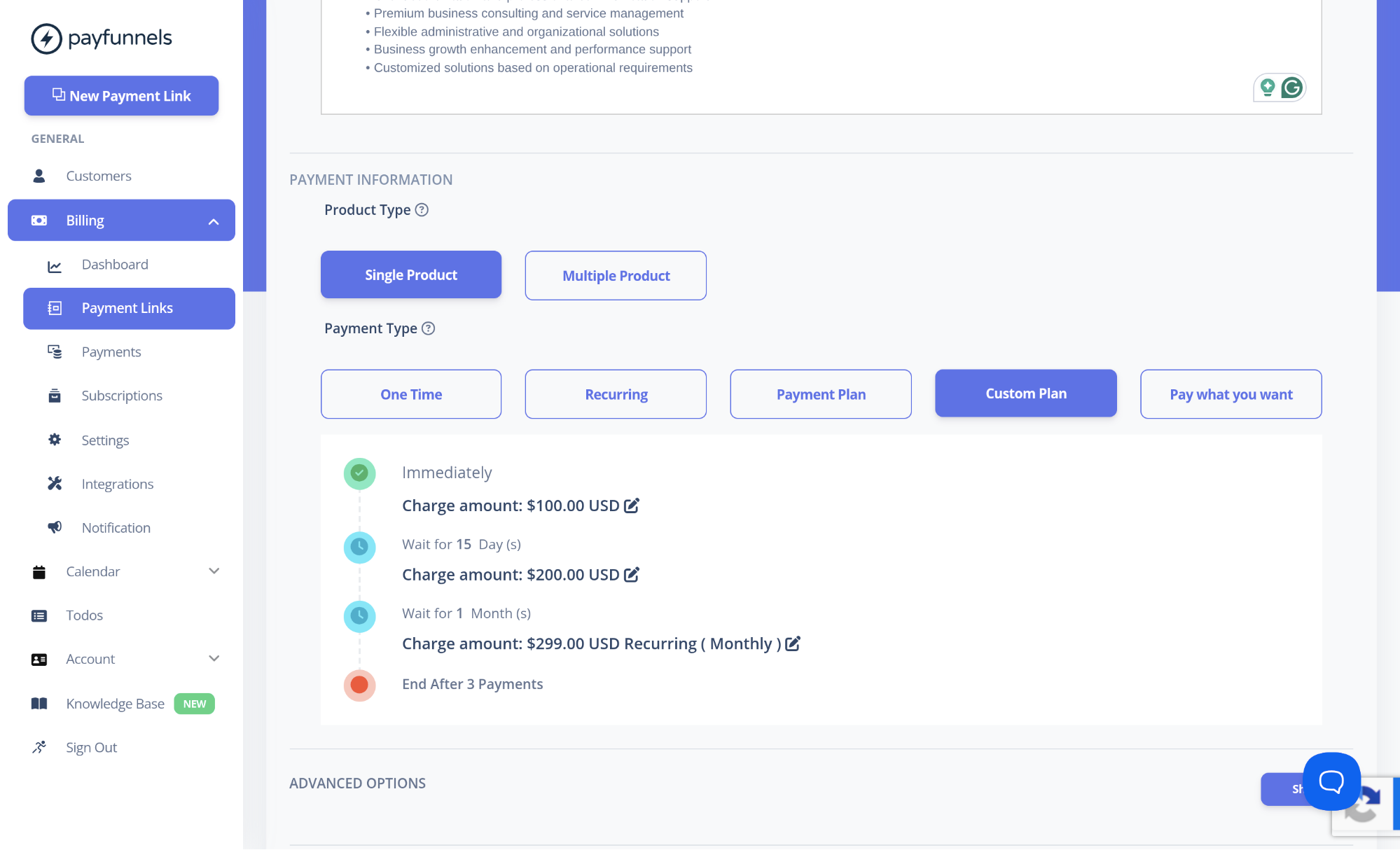 Payment links thumbnail