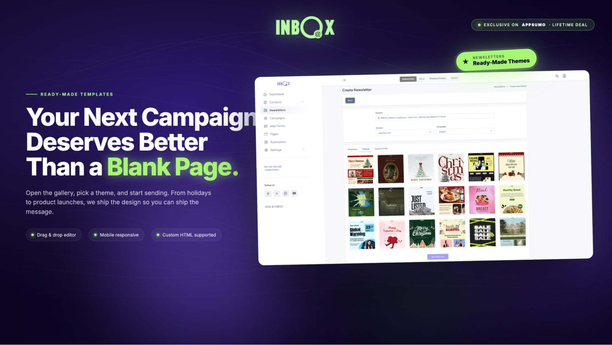 Newsletter templates thumbnail