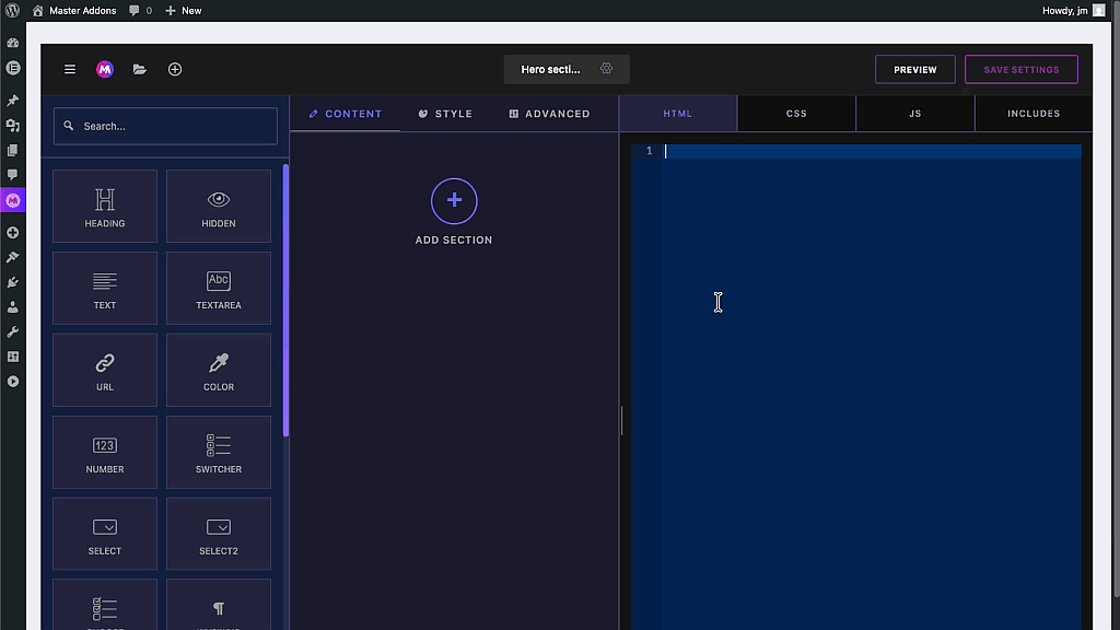 Widget builder