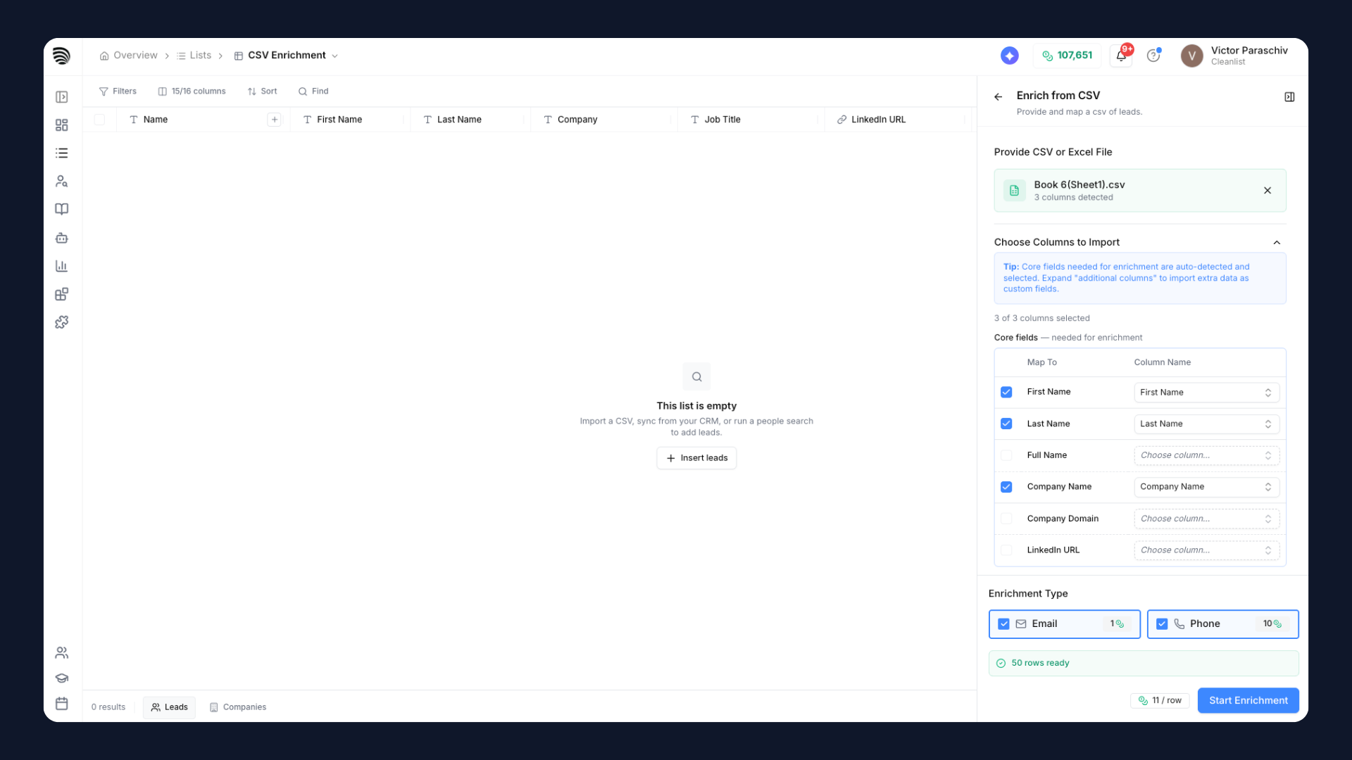 Import from CSV functionality thumbnail