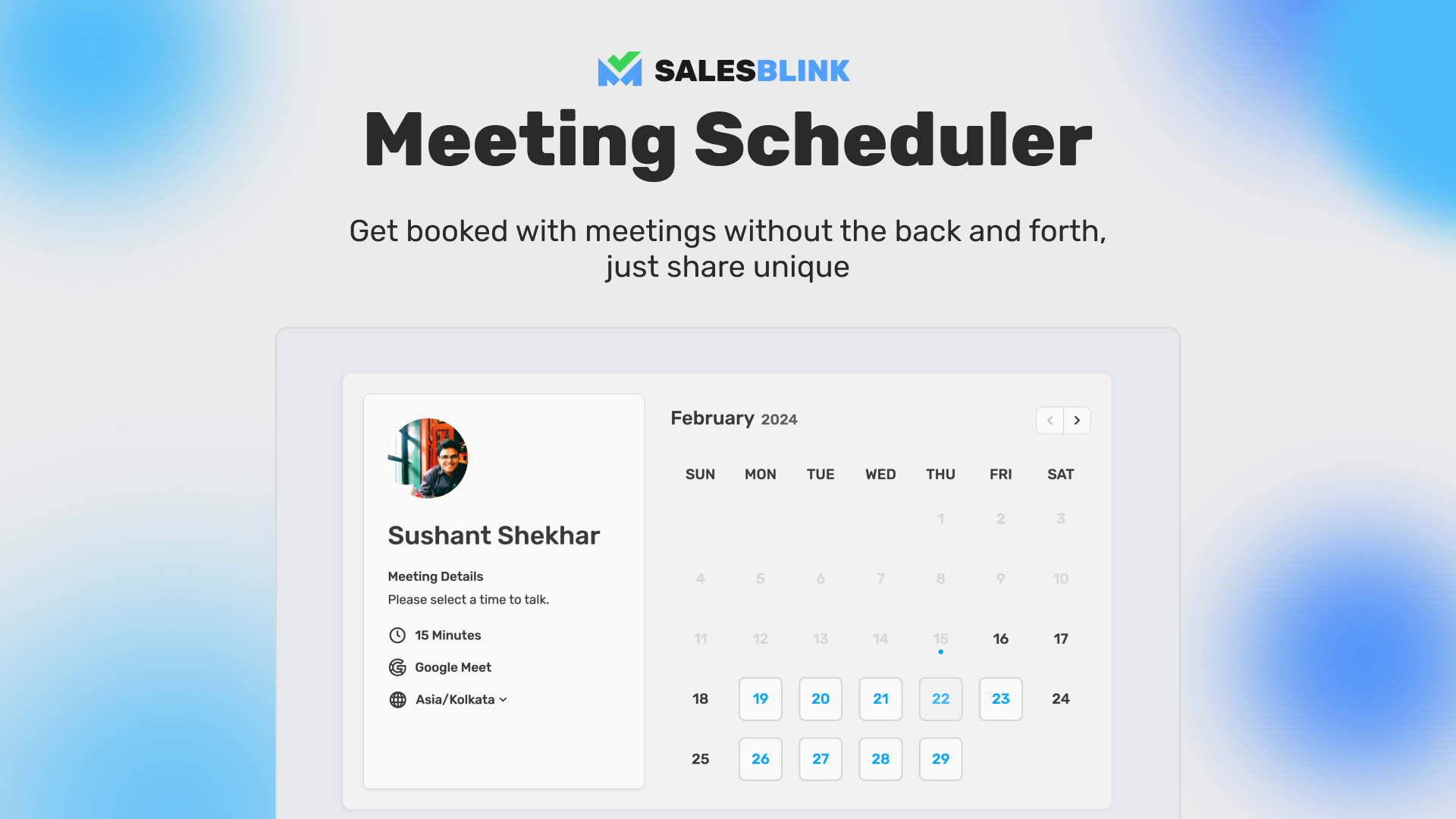 Meeting scheduler thumbnail