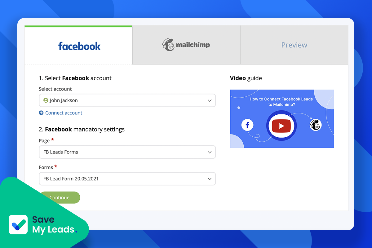 Setup transfer thumbnail