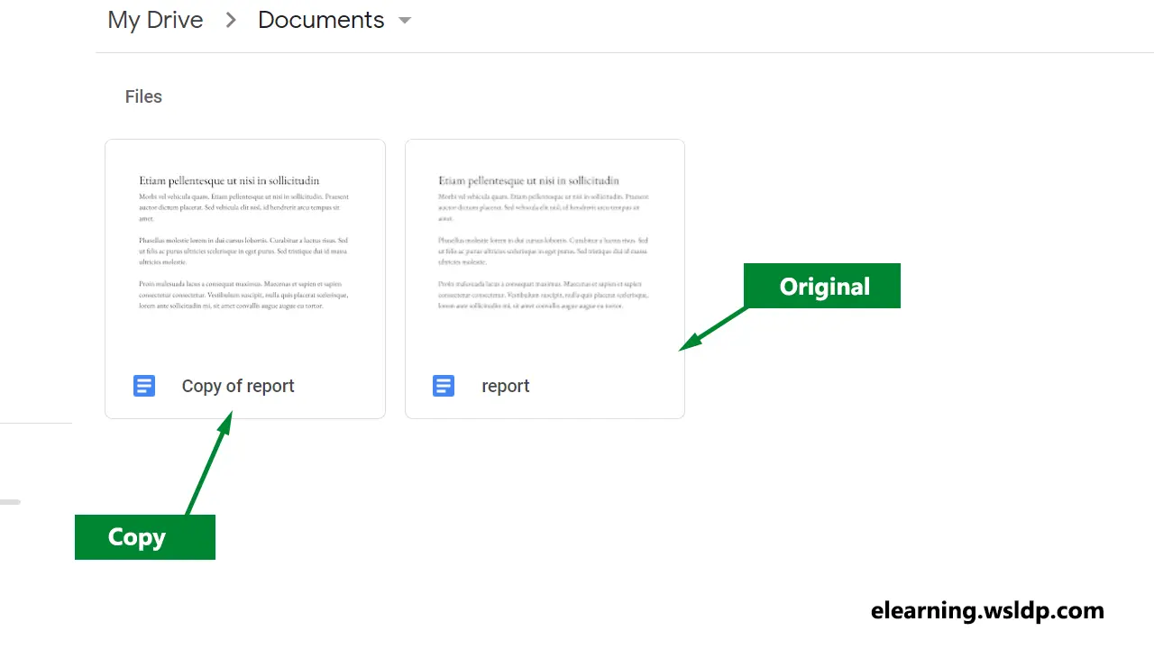 how to make a copy of a google doc