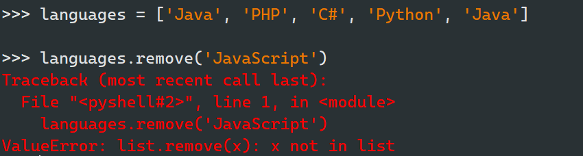 python-remove-element-from-list