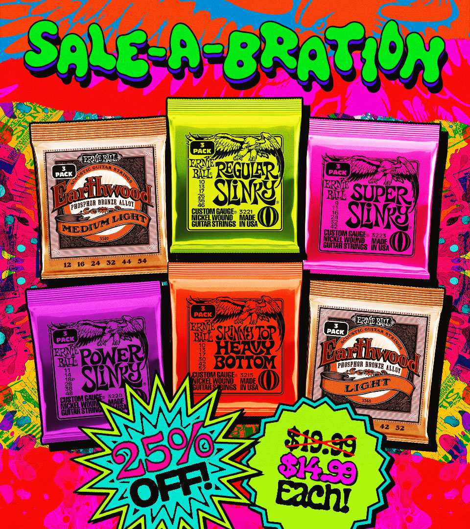 Ernie Ball Sale-A-Bration