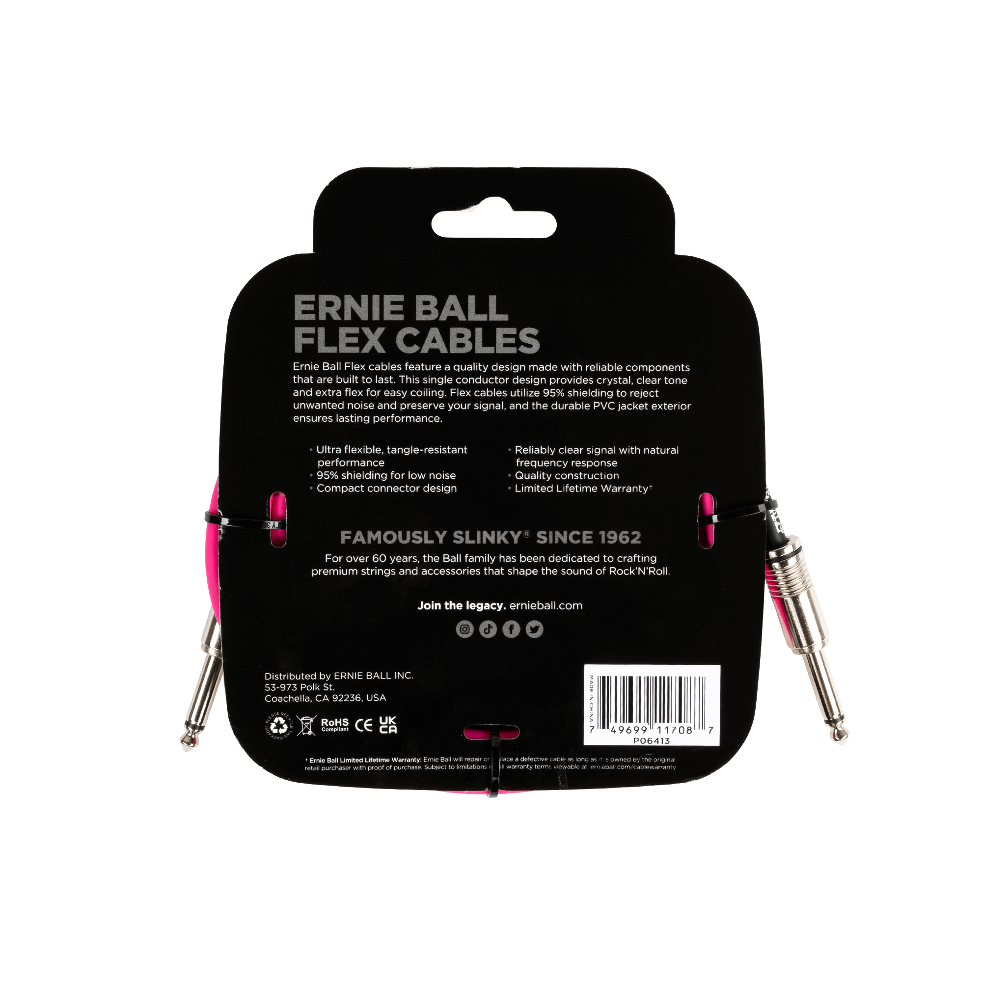 Flex Instrument Cables Ernie Ball