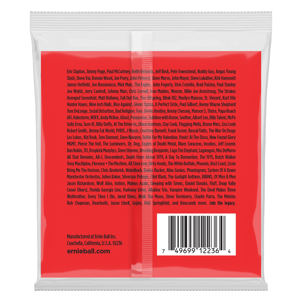 Medium Nickel Wound 12-String Electric Guitar Strings 11-52 Gauge Back