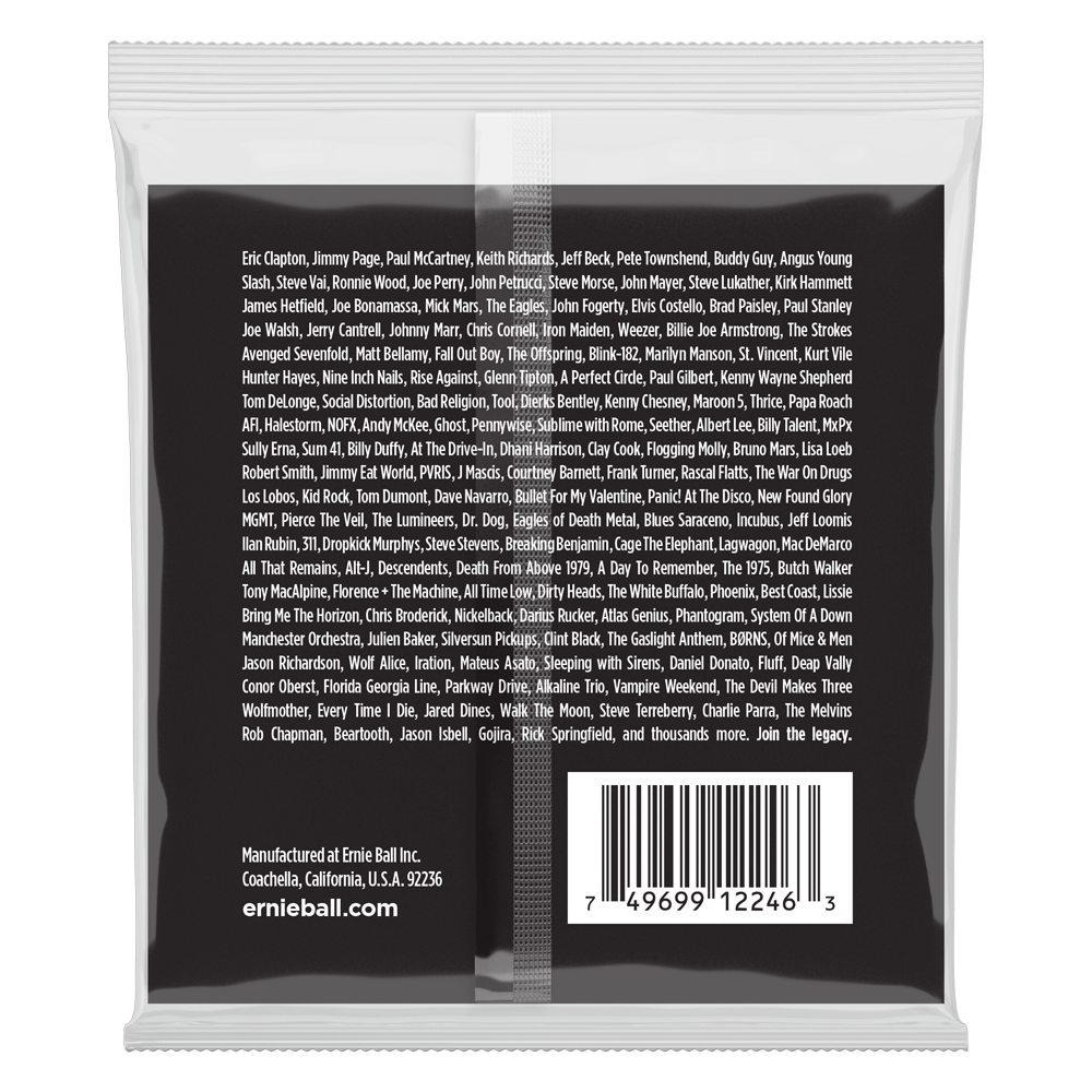Regular Slinky Stainless Steel Wound Electric Guitar Strings 10-46 Gauge Back
