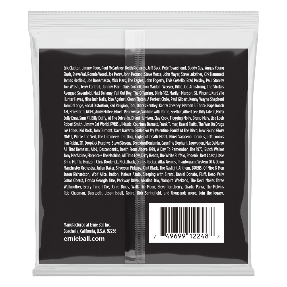 Super Slinky Stainless Steel Wound Electric Guitar Strings 9-42 Gauge Back