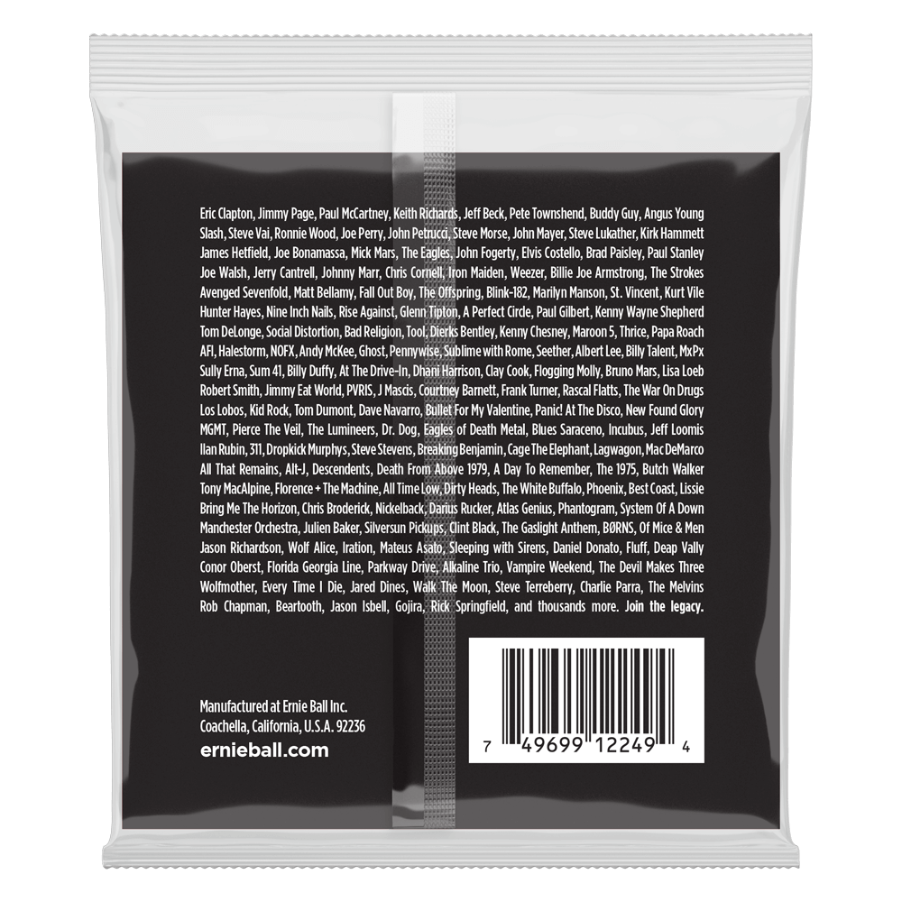 Extra Slinky Stainless Steel Wound Electric Guitar Strings 8-38 Gauge Back