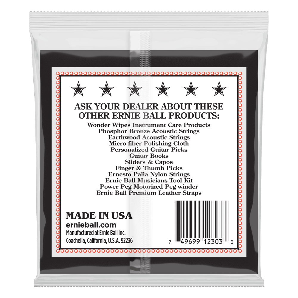 Medium Stainless Steel Loop End Tenor Banjo Strings 10-30 Gauge Back